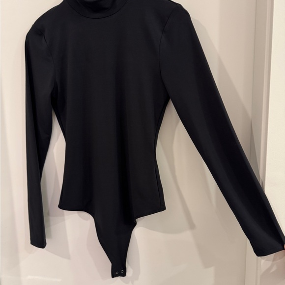 Abercrombie&Fitch Soft A&F Collection Black turtle neck bodysuit long sleeve Med - Picture 4 of 13